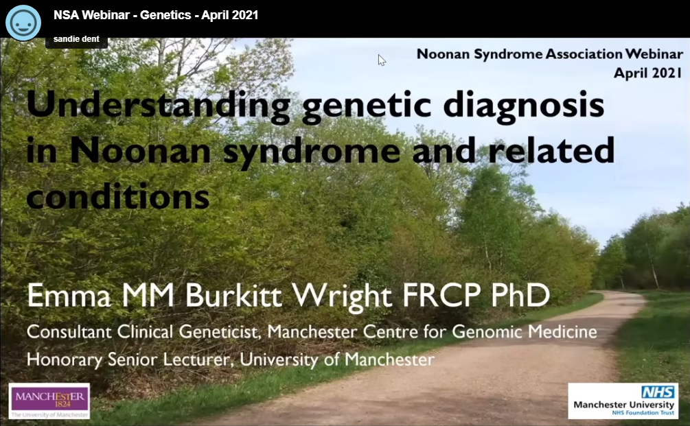 Events • Understanding genetic diagnosis in Noonan Syndrome and related ...
